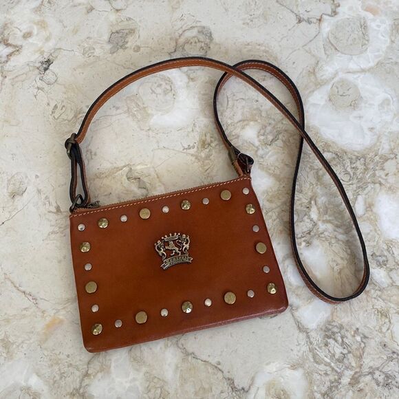 Pratesi Firenze Leather Mini Studded Shoulder Bag - Picture 2 of 14